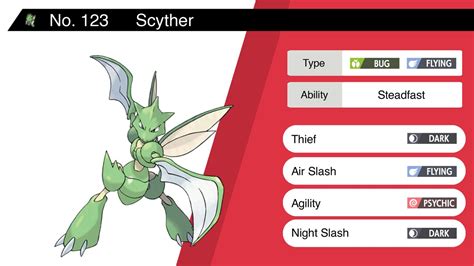 scyther best nature|scyther fire red moveset.